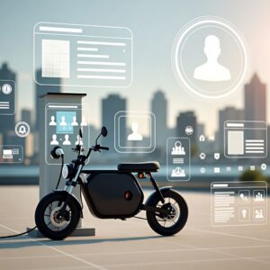 electric motorbike charging station